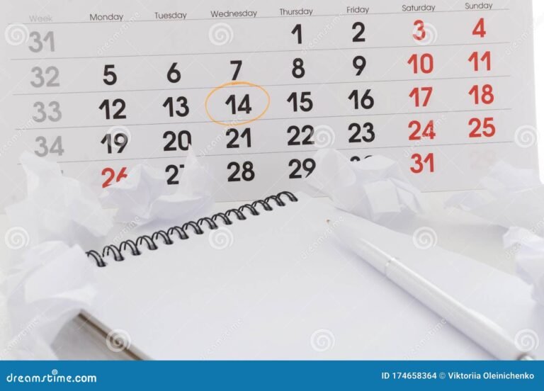calendrier avec heures de travail marquees