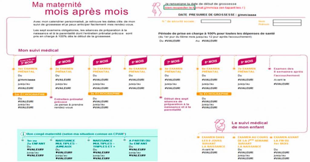 Où trouver les dates précises de congés maternité en France