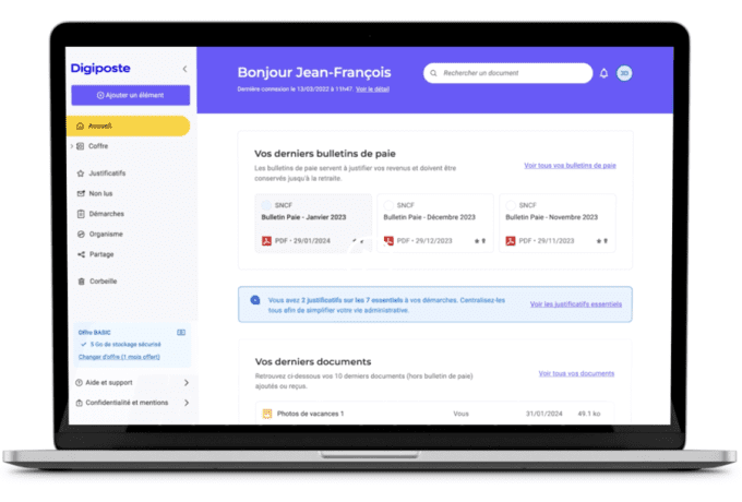 Comment accéder à mes bulletins de paie sur Digiposte