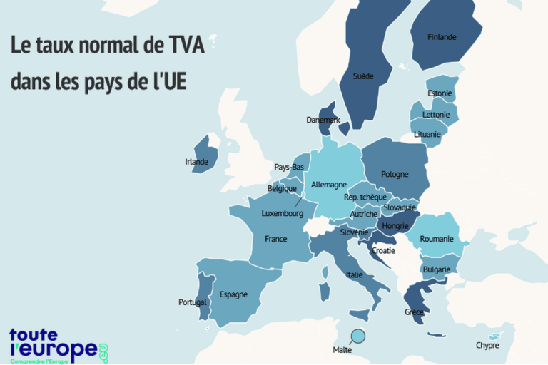 carte des pays europeens avec tva reduite