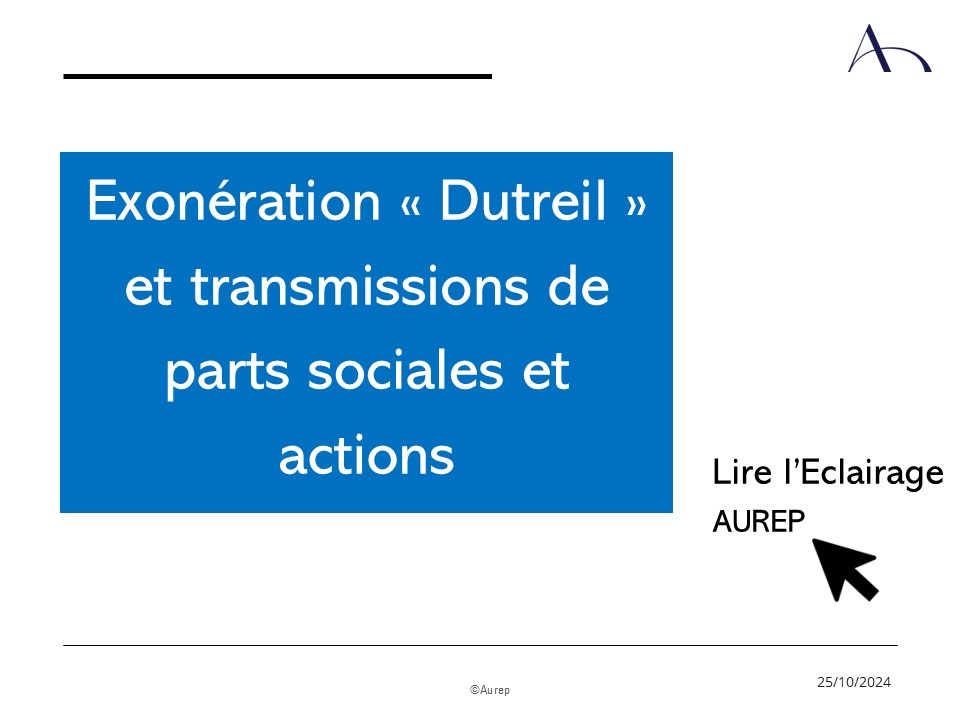 comparaison visuelle des actions et parts sociales