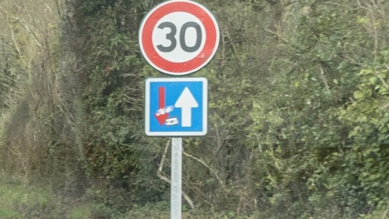 des panneaux de signalisation avec des fleches