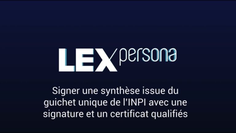 document be inpi avec une signature visible