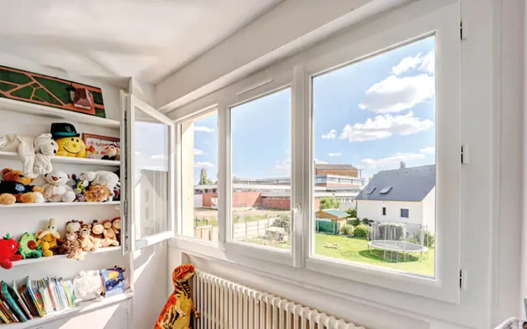 fenetre pvc a double vitrage installee