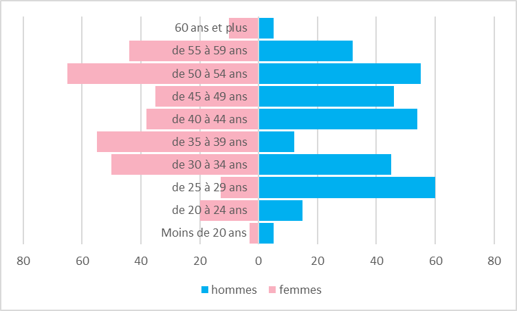 Comment créer facilement une pyramide des âges sur Excel