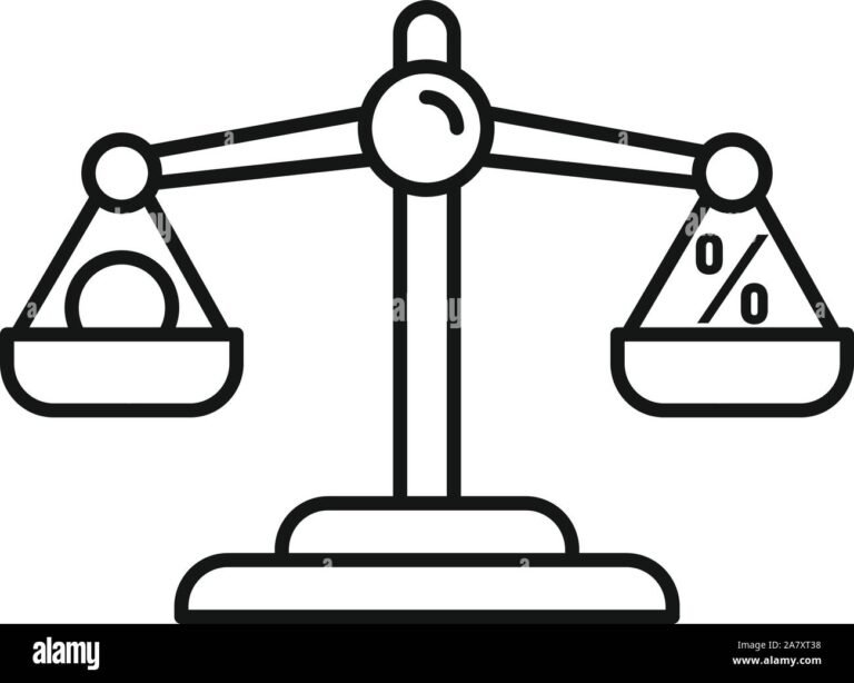 illustration dune balance fiscale equilibree