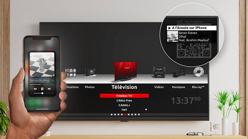 Comment caster un iPhone sur la Freebox Pop facilement