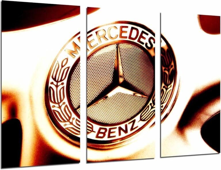 logo de mercedes benz avec voitures modernes