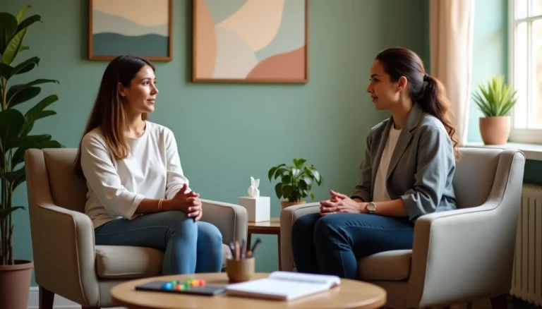 personne travaillant tranquillement a mi temps therapeutique