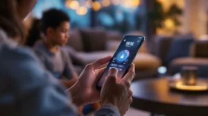 personne utilisant un minuteur pour limiter telephone