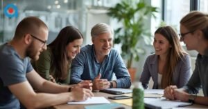 seance de formation adulte en apprentissage pratique