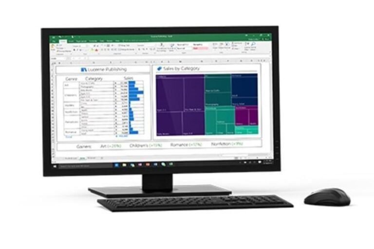 un ecran dordinateur avec excel ouvert