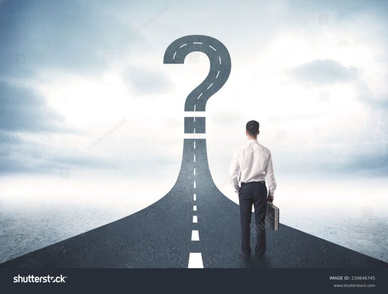 un point dinterrogation sur une route