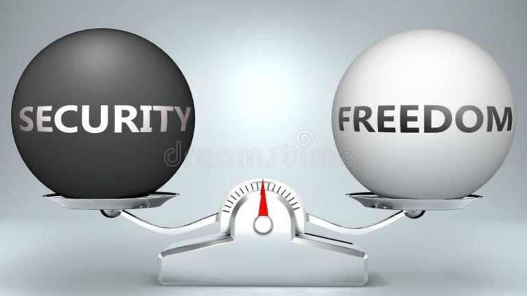 une balance entre securite et liberte