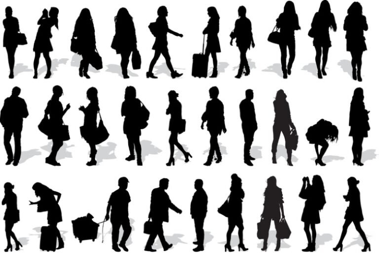 une silhouette dauto entrepreneur au travail